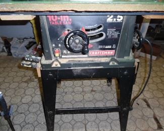 Table saw, of the 10 inch variety