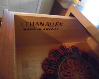 Ethan Allen cabinet interior drawer