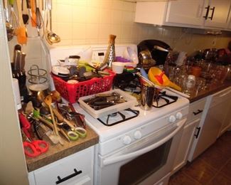 My goodness, just look at all this kitchen supplies