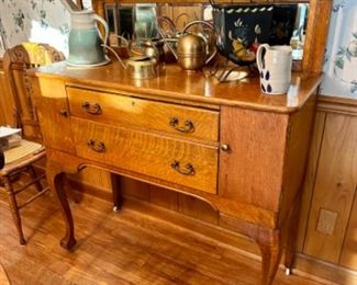 Vintage Sideboard with Mirror Back