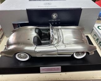 1957 Corvette Franklin Mint Pewter Collectible Car