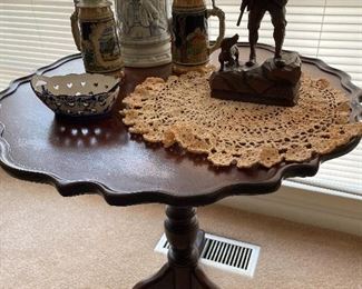 Antique pie crust table