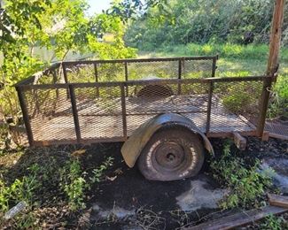 This is a 12' trailer in good condition, needs at least one new tire, which I will try and replace before the sale