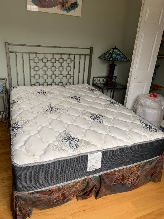 #1	Silver Metal Full Headboard	 $175.00                         
 #2	Denver Mattress Full Size Mattress/ Low Profile Boxsprings	 $175.00 
