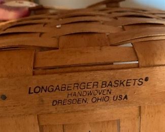 #38	Longaberger double handled Basket	 $25.00 
