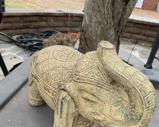 #78	Asian Concrete Elephant - 10" Tall	 $25.00 
