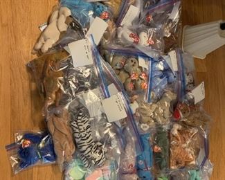 #89	Lot of 81 Beanie Babies - sold as a set	 $60.00 
