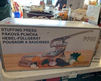 #108	Porkert Sausage Press in Box	 $50.00 
