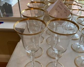 #122	Tiffin Wine Glasses 8.5" Set of 12	 $60.00 
#123	Tiffin Wine Glasses 6.5" Set of 11	 $45.00 
