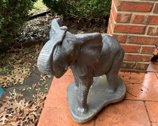 #154	concrete elephant 	 $30.00 
