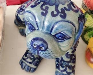 Porcelain Hand-Painted Doggie