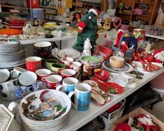 Christmas Table full of goodies!