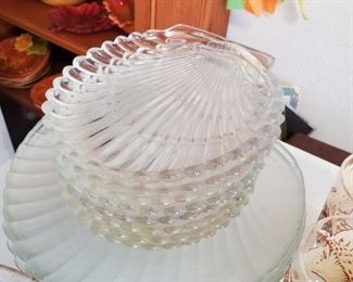 Seashell Dinner/Appetizer Plates