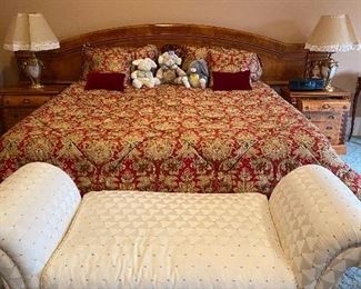 Luxury European bedroom set from Spain by Vincente Zaragoza.