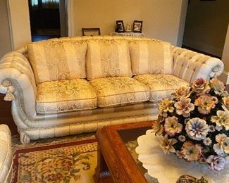 Italian-made sofa.