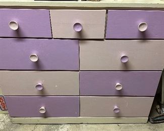 Lavender 2 Tone Dresser