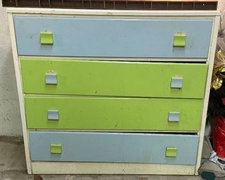 Green and Blue Dresser