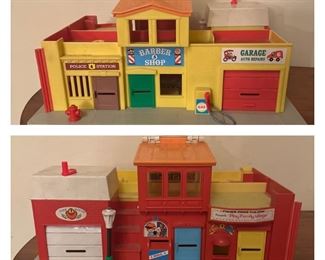 Fisher Price Little People 1973 Main Street Town Village 997