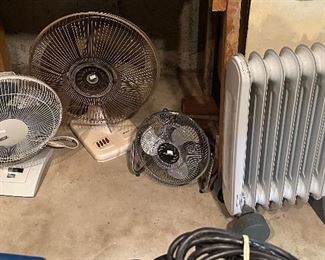 Holmes Oil Filled Heater; Fans- SMC, Sanyo, Lakewood