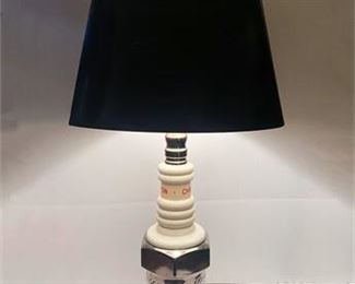 Vintage Champion Spark Plug Lamp