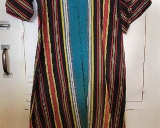 Striped woven tunic robe (African?)