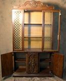 Large Wooden China Cabinet