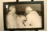 Ewing Kauffman Signed Picture with Walt Lochman