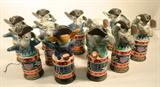 Election of 1976 Political Decanters Donkeys and Elephants