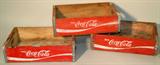 Four Vintage Coca-Cola Wood Crates