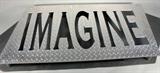 "Imagine" Custom Lighted Sign