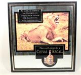 Chivas Regal Loin Mirrored Bar Sign
19"Tallx 18"Long