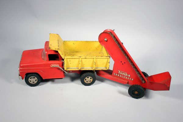 Vintage Tonka Truck with Tonka Sand