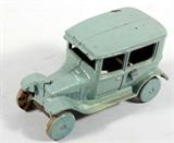 Cast Iron Vintage Teal Old Fashion Car