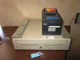 Metal Cash Drawer with Receipt Printer