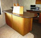 Oak Retail Counter