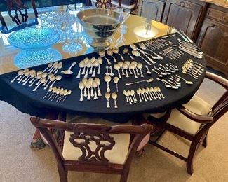 Collection of sterling flatware