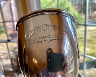 # 71).   Invitation Tournament 
Roebuck Country Club 
Oct. 4-5-6 1923 
Team Trophy sterling goblet
