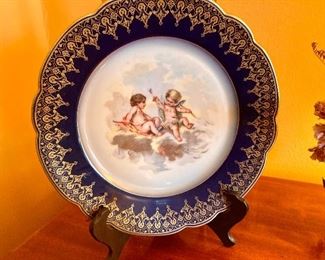 Hand painted Limoges plate