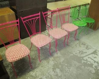patio chairs, restored