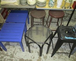 stools and tables