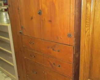 antique pine cabinet, very cool