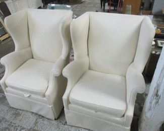 wingback upholstered chairs