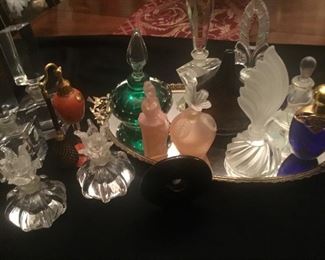 Collection of Perfume Bottles.