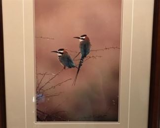“African Bee Eaters” by noted international photographer Mangelson