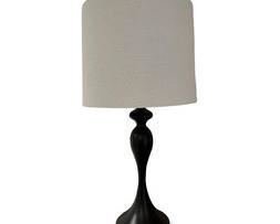 $40 USD     Set of 2 Black Turned Wood Table Lamps RC122-18      Description: Reminiscent of turned wood with roots in Scandinavian craftsmanship. These all-black figurative lamps give a modern and traditional expression.

Dimensions: 13 Diam x 26H

Condition: In very good condition with only very minor signs of wear to be expected with use and age. 

Location: Local pick up during business hours Beaverton, OR 97008. 6th floor suite with elevator access. Contact us for shipper suggestions.      https://goodbyhello.com/products/copy-of-hon-2-drawer-grey-lateral-filing-cabinet-with-cherry-tone-top-rc122-17?_pos=18&_sid=16455e41b&_ss=r