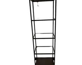 $35 USD     IKEA Four Shelf Black Tower Bookcase Shelving RC122-22     Description: The straightforward design and glass shelves make your beloved objects stand out. The top and bottom panels are black-brown on one side and black on the other – choose the expression that suits you best.

Dimensions: 20 x 15 x 70 in

Location: Local pick up SW Portland, OR.  Shipper suggestions available upon request.

Condition: In excellent condition.     https://goodbyhello.com/products/copy-of-ikea-modern-genuine-leather-tufted-sofa-couch-loveseat-rc122-20?_pos=17&_sid=d7a4d8c81&_ss=r    
