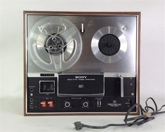  Sony TC-280 Reel to Reel 1973 4-Track Stereo Tape Recorder Ferrite
