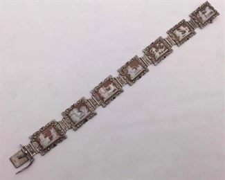 Vintage cameo bracelet Sterling silver $200