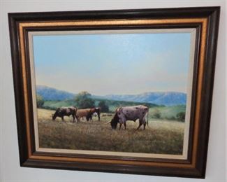 Jack Bryant Sr. ( well listed Texas artist); oil on canvas