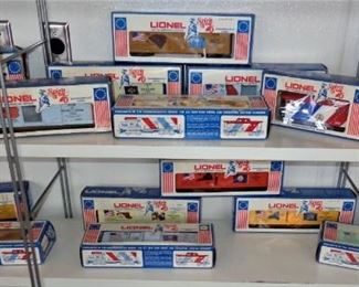 Complete Lionel “Spirit of 76” Series: 13 boxcars plus engine and caboose